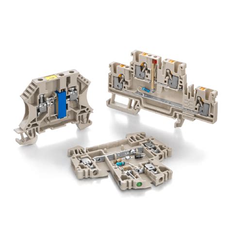 resistor terminal block|Terminal Blocks With Electronic Components .